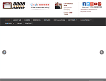 Tablet Screenshot of doormasternj.com